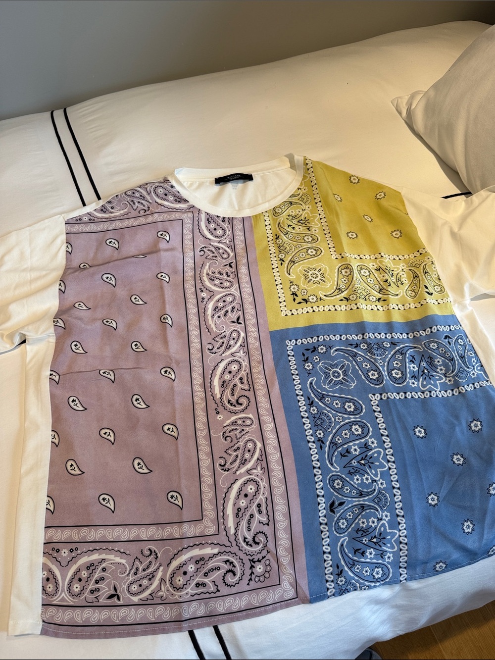 Weekend Max Mara Patchwork Bandana Print Tee